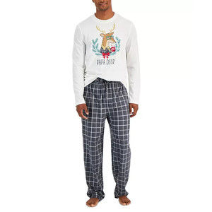 Family Pajamas Mens Matching Papa Deer Mix It Family Pajama Set,Small